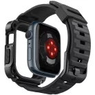 Spigen Tough Armor Pro Metal Apple Watch 7-9 (45 mm) tok / szíj, fekete