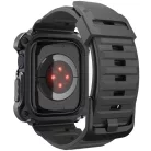 Spigen Tough Armor Pro Metal Apple Watch 7-9 (45 mm) tok / szíj, fekete