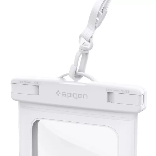 Spigen Aqua Shield A601 univerzális vízálló tok, fehér, 2 db / csomag