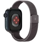 Spigen Metal Fit Apple Watch 1-6, SE, SE (2022), SE (2025) (38 / 40 mm) / Watch 7-9 (41 mm) / Watch 10-11 (42 mm) fém szíj, grafit