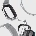 Spigen Metal Fit Pro Apple Watch 4-6, SE, SE (2022), SE (2025) (40 mm) / Watch 7-9 (41 mm) fém szíj / tok, ezüst