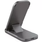 Spigen ArcField Stand Flex PF2201 vezeték nélküli wireless gyorstöltő, 15W, fekete