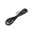 Akyga 230V villásdugó CEE 7/16 - C7 M/F tápkábel 1.5m fekete (AK-RD-01A)