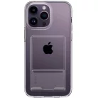 Spigen Crystal Slot Apple iPhone 14 Pro tok kártyatartóval, Crystal Clear, átlátszó