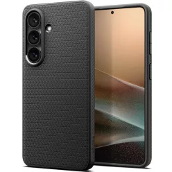   Spigen Liquid Air Samsung Galaxy S26 Plus tok, Matte Black, fekete