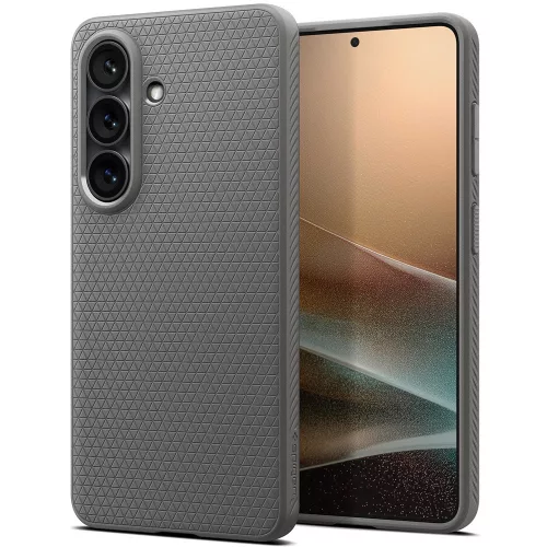 Spigen Liquid Air Samsung Galaxy S26 Plus tok, Marble Grey, szürke