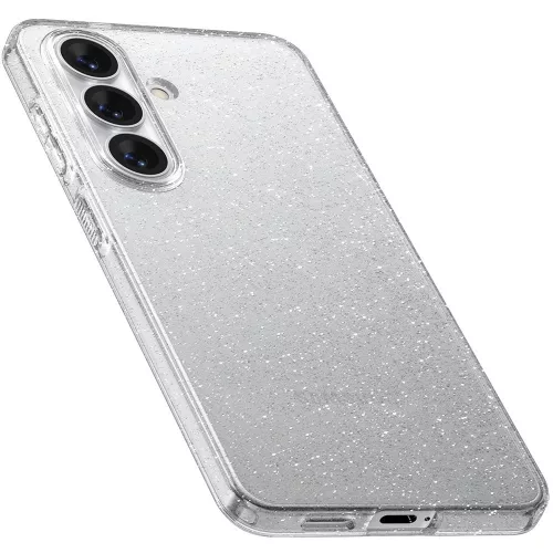 Spigen Liquid Crystal Glitter Samsung Galaxy S26 tok, Crystal Quartz, átlátszó