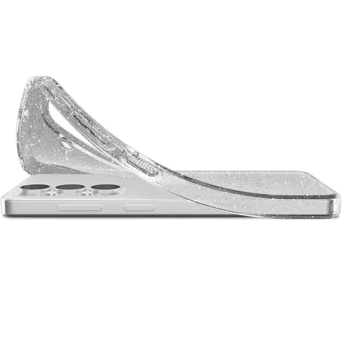 Spigen Liquid Crystal Glitter Samsung Galaxy S26 tok, Crystal Quartz, átlátszó