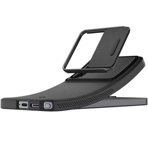 Spigen Optik Armor Samsung Galaxy S26 Ultra tok, Black, fekete