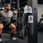 Spigen Tumbler Holder Bag LF500, termosz, kulacs tartó táska, mágneses, fekete