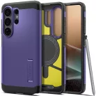Spigen Tough Armor MagFit Samsung Galaxy S26 Ultra tok, MagSafe, Ash Violet, lila