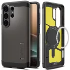 Spigen Tough Armor MagFit Samsung Galaxy S26 Ultra tok, MagSafe, Gunmetal, sötétszürke