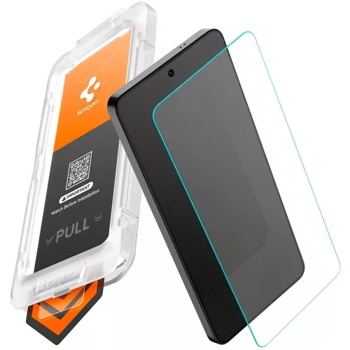 Spigen Glas.tR EZ Fit Pro HD Samsung Galaxy S26 Ultra tempered kijelzővédő fólia felhelyező kerettel (1db)