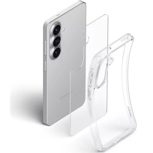 Spigen Ultra Hybrid Samsung Galaxy S26 Plus tok, Crystal Clear, átlátszó