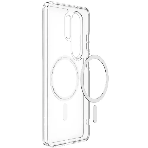 Spigen Ultra Hybrid MagFit Samsung Galaxy S26 Ultra tok, Clear White, átlátszó-fehér