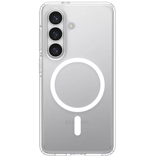 Spigen Ultra Hybrid MagFit Samsung Galaxy S26 tok, Clear White, átlátszó-fehér