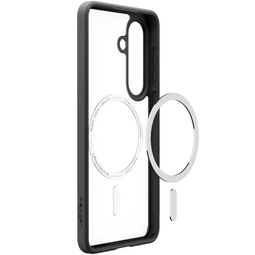 Spigen Ultra Hybrid MagFit Samsung Galaxy S26 Plus tok, Matte Black, átlátszó-fekete