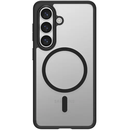 Spigen Ultra Hybrid MagFit Samsung Galaxy S26 tok, Matte Black, átlátszó-fekete