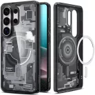 Spigen Ultra Hybrid MagFit Samsung Galaxy S26 Ultra tok, MagSafe, Zero One, átlátszó-fekete