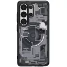 Spigen Ultra Hybrid MagFit Samsung Galaxy S26 Ultra tok, MagSafe, Zero One, átlátszó-fekete