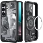 Spigen Ultra Hybrid MagFit Samsung Galaxy S26 Plus tok, MagSafe, Zero One, átlátszó-fekete