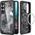 Spigen Ultra Hybrid MagFit Samsung Galaxy S26 tok, MagSafe, Zero One, átlátszó-fekete