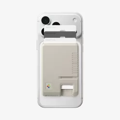 Spigen Classic LS MagFit kártyatartó, MagSafe, bézs