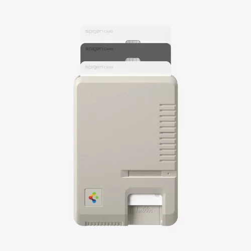 Spigen Classic LS MagFit kártyatartó, MagSafe, bézs