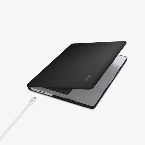 Spigen Urban Fit Macbook Pro 14" tok, fekete