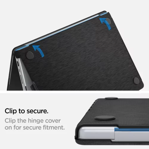 Spigen Urban Fit Macbook Pro 14" tok, fekete