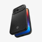 Spigen Enzo Aramid T MagFit Apple iPhone 17 Pro tok, MagSafe, Black, fekete