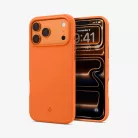 Spigen Silicone Fit MagFit Apple iPhone 17 Pro tok, MagSafe, Cosmic Orange, narancs