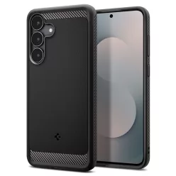   Spigen Rugged Armor Samsung Galaxy S25 FE tok, Matte Black, fekete