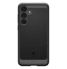 Spigen Rugged Armor Samsung Galaxy S25 FE tok, Matte Black, fekete