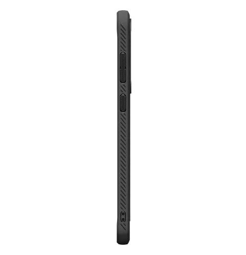 Spigen Rugged Armor Samsung Galaxy S25 FE tok, Matte Black, fekete