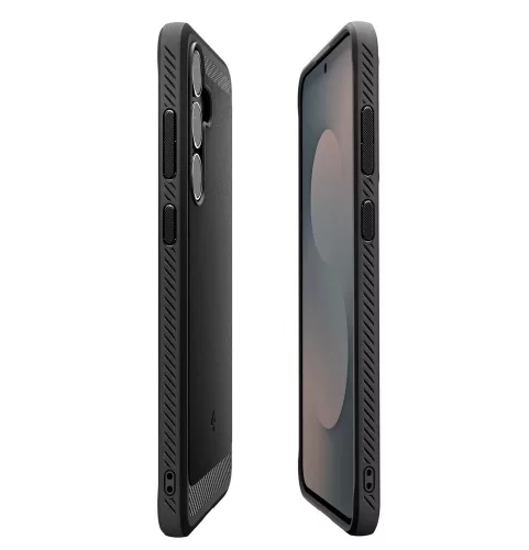 Spigen Rugged Armor Samsung Galaxy S25 FE tok, Matte Black, fekete