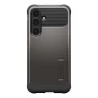 Spigen Slim Armor Mag Samsung Galaxy S25 FE tok, MagSafe, Gunmetal, sötétszürke