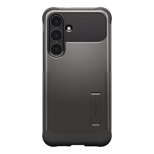 Spigen Slim Armor Mag Samsung Galaxy S25 FE tok, MagSafe, Gunmetal, sötétszürke