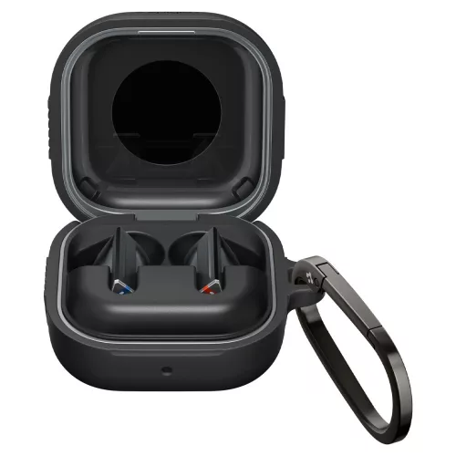 Spigen Rugged Armor Samsung Galaxy Buds 4 / Buds 4 Pro tok, Matte Black, fekete