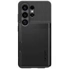 Spigen Slim Armor CS Samsung Galaxy S26 Ultra tok, kártyatartó, MagSafe Black, fekete