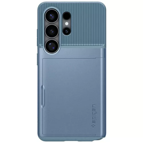 Spigen Slim Armor CS Samsung Galaxy S26 Ultra tok, kártyatartó, MagSafe, Light Blue, kék