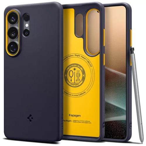 Spigen Nano Pop Mag Samsung Galaxy S26 Ultra tok, MagSafe, Blueberry Navy, kék