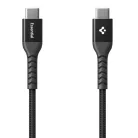 Spigen EB10010CCA USB-C-USB-C töltő- és adatkábel, 100W, 1m, fekete