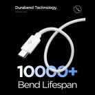 Spigen EE451EU Essential USB-C töltő adapter + USB-C töltő- és adatkábel, 45W, 1m, fehér