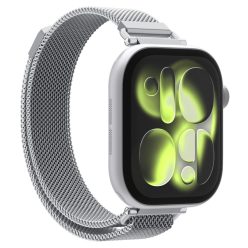   Spigen WBM4 Apple Watch 11 / 10 / 9 / 8 / SE (40 / 41 / 42mm), szíj, ezüst