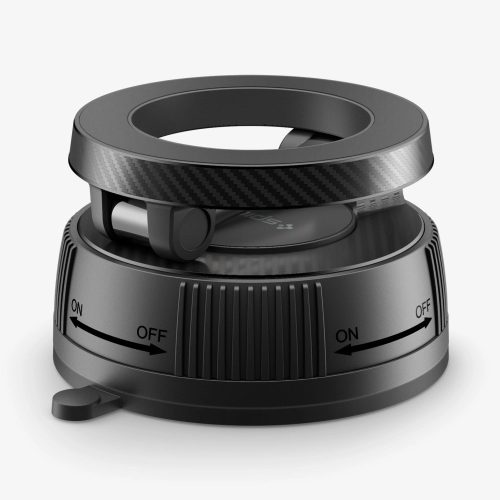 Spigen MFT36 mágneses tapadókorongos autós tartó műszerfalra, MagSafe, fekete