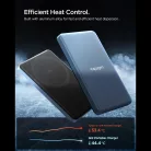 Spigen EA2205MQ Essential Powerbank / külső akkumulátor, mágneses, MagSafe, kompakt, 5000mAh, 22.5W, Qi2, kék