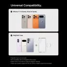Spigen EV15MAQ Essential mágneses autós tartó szellőzőrácsba, MagSafe, Qi2, 15W, fekete