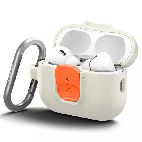 Spigen Nano Pop Apple AirPods Pro 3 tok karabinerrel, Orange Beige, bézs-narancs