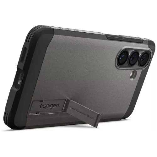 Spigen Tough Armor MagFit Samsung Galaxy S26 Plus tok, MagSafe, Gunmetal, szürke